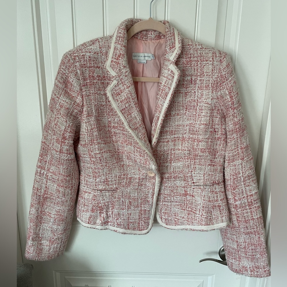 Garfield & Marks pink Ellen Jacket / size 8 - 90s vintage